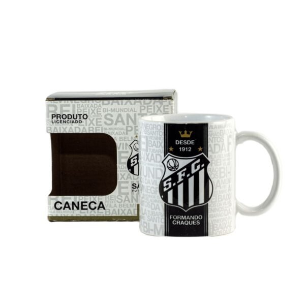 Kit Presente Almofada e Caneca Santos Oficial - Sude - Image 2