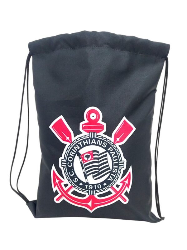 Mochila Sacola Jogai Por Nós Corinthians - Sude - Imagem 5